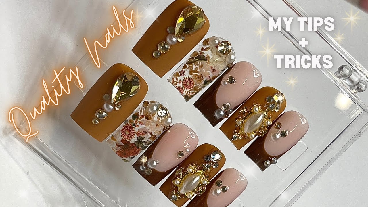 Press on nails for beginners | How to make press on nails | Press on nails business |