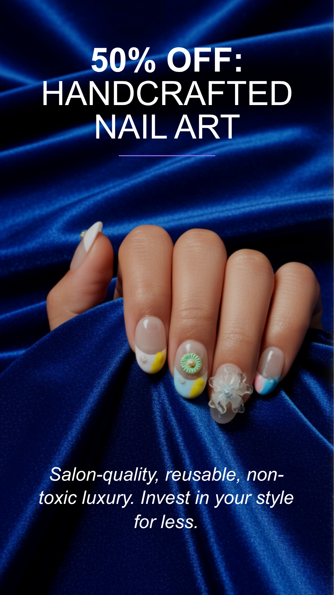 50% Off Handcrafted Nail Art version