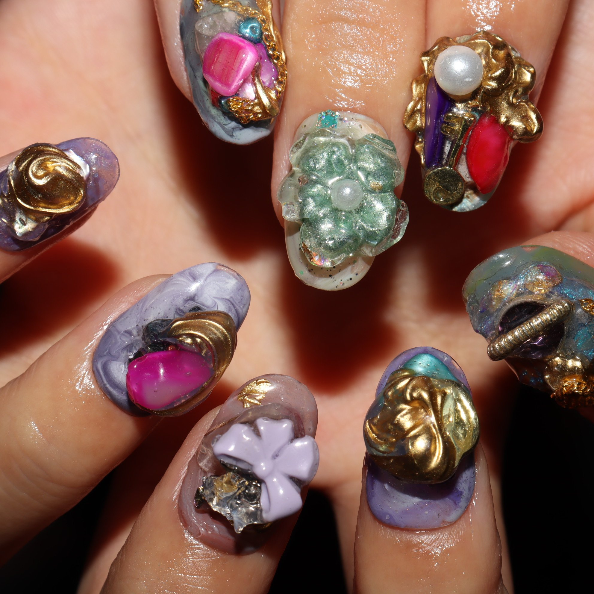 Press on nails 3443