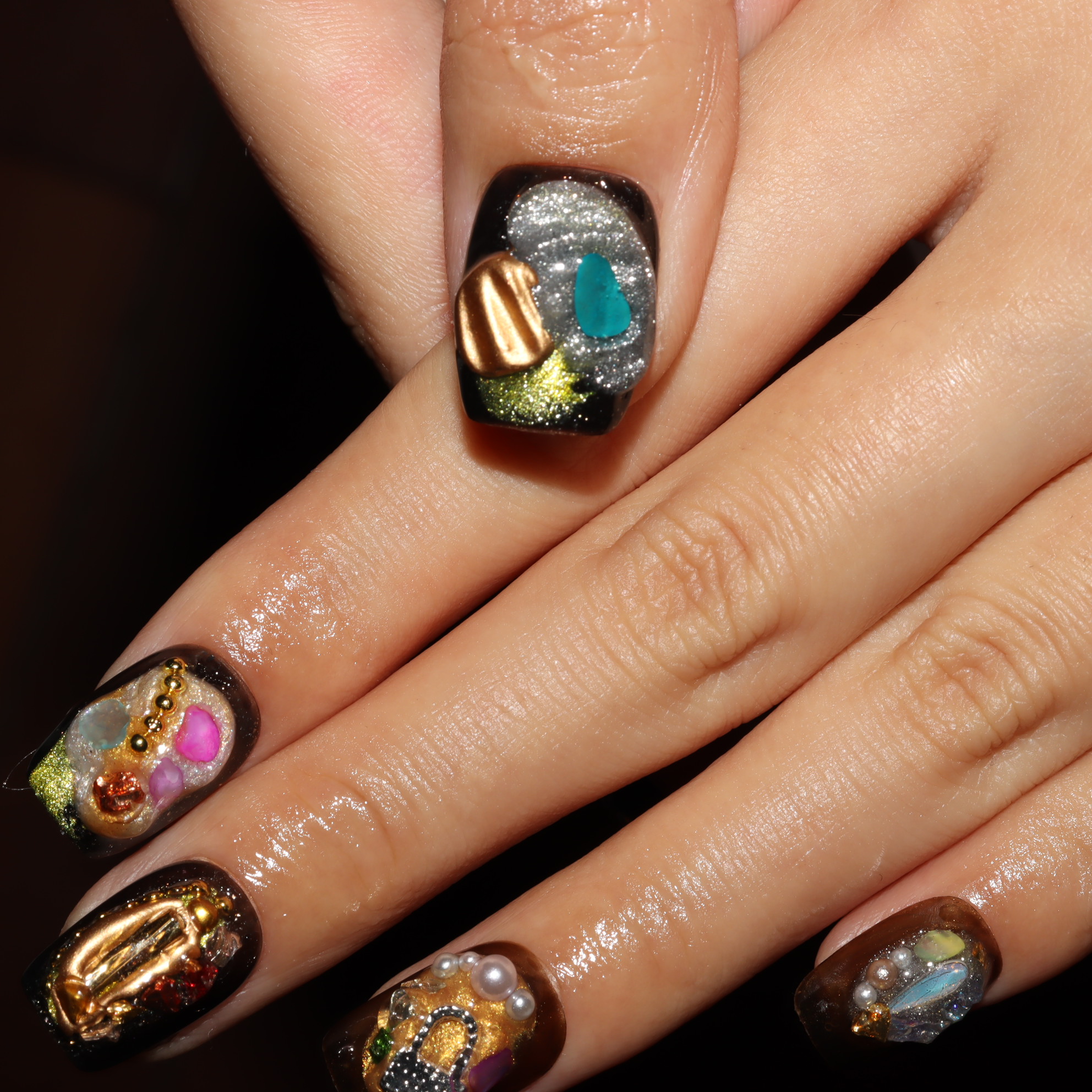 Press on nails 3449