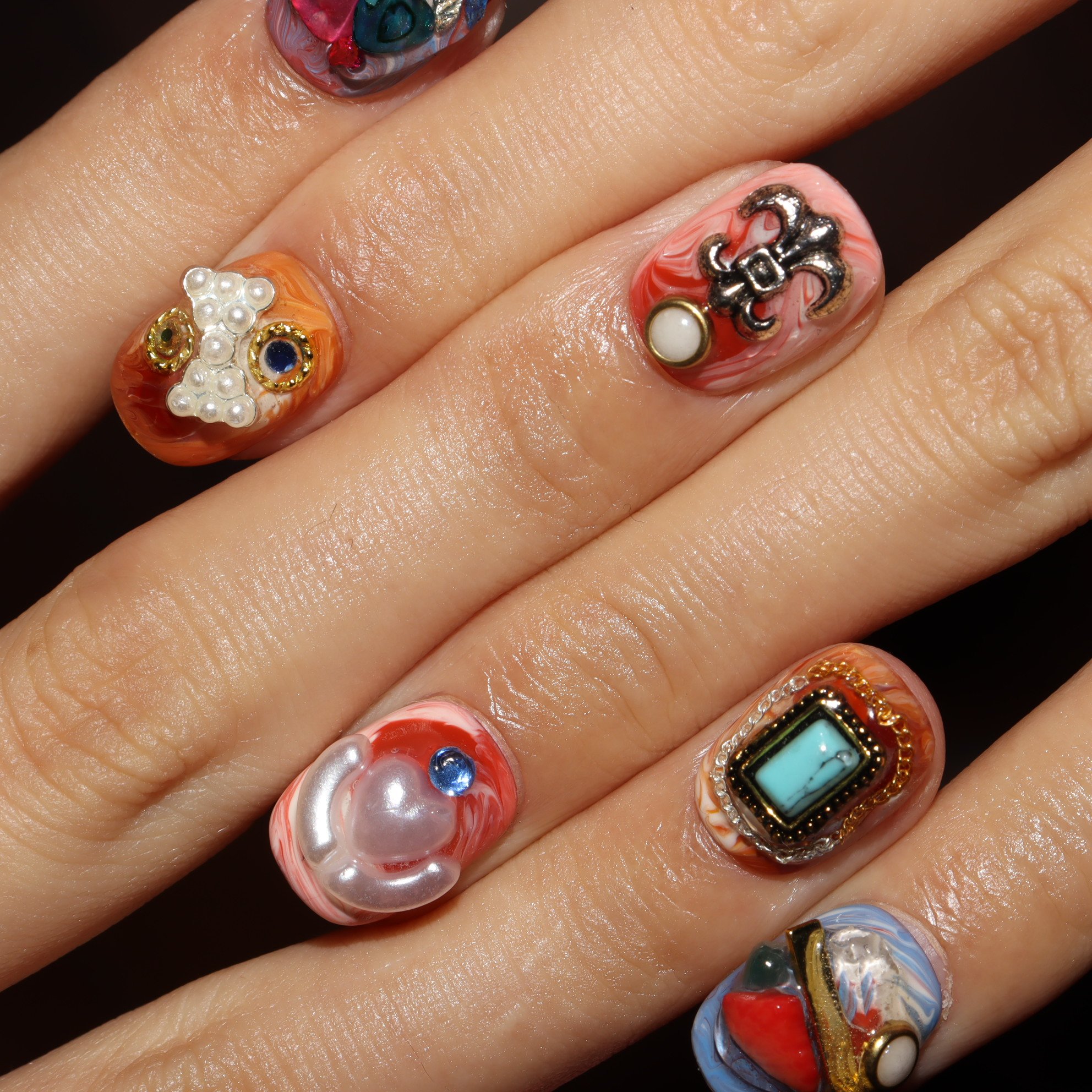 Press on nails 3463