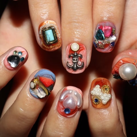 Press on nails 3465