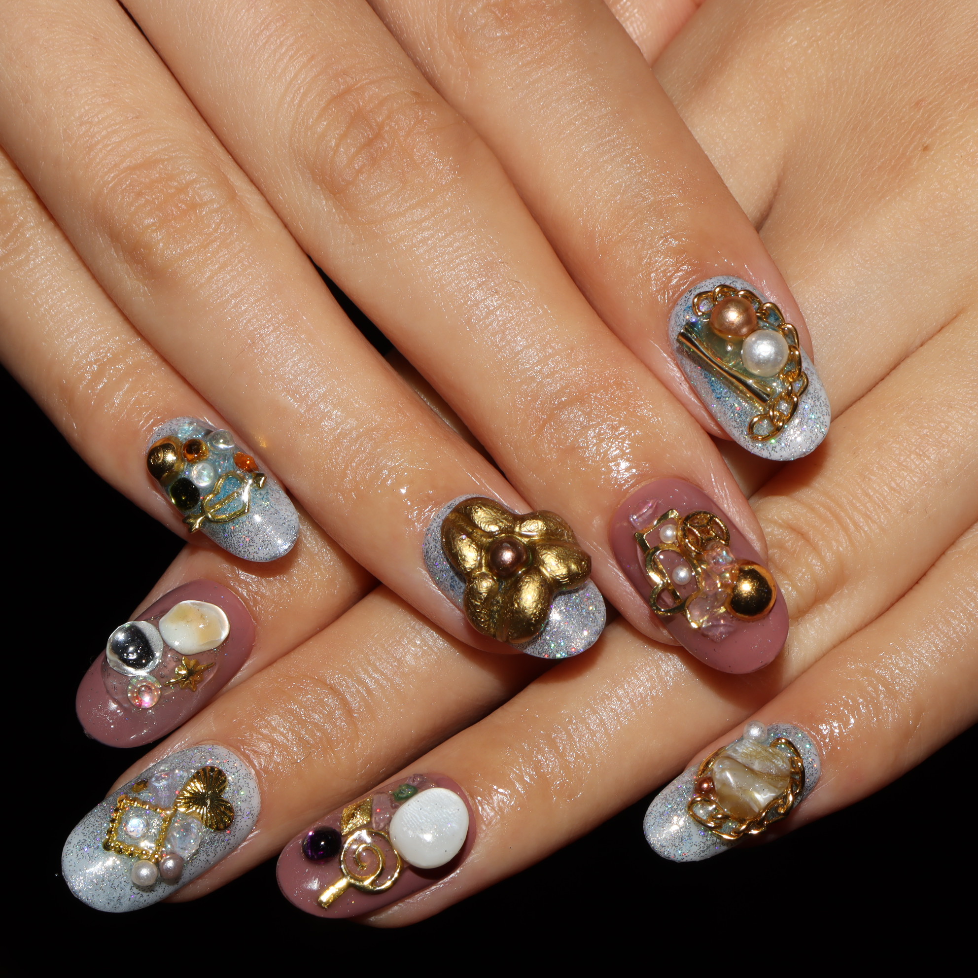 Press on nails 3473