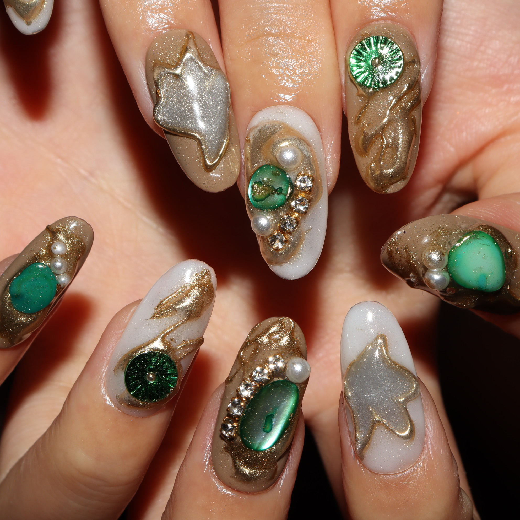 Press on nails 3493
