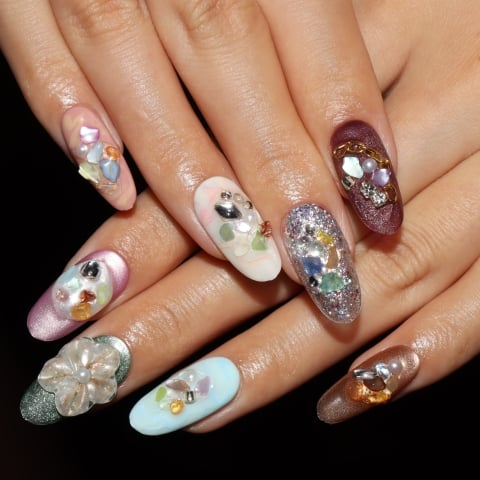 Press on nails 3504