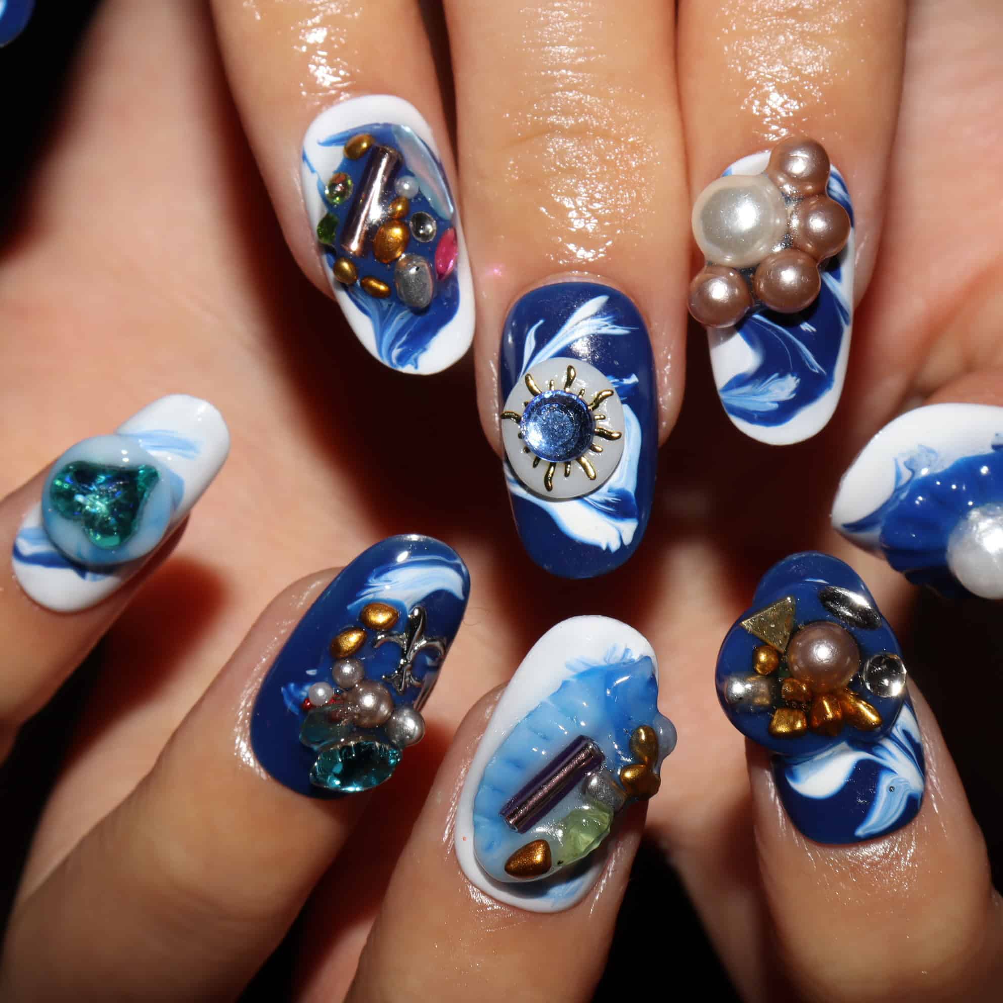 Press on nails 3529