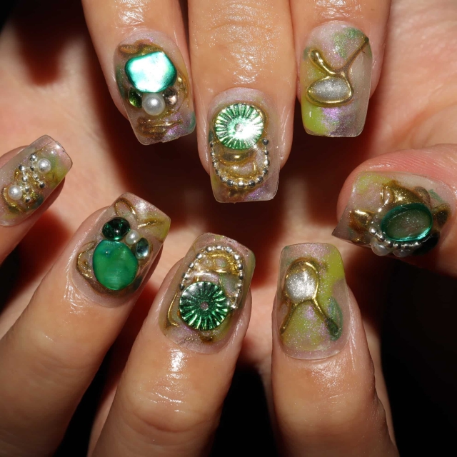 Press on nails 3568