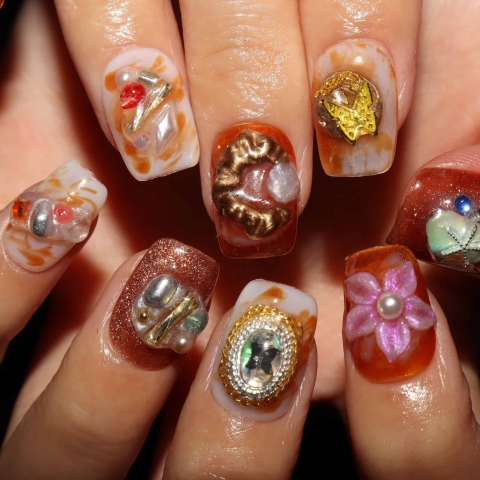 Press on nails 3584