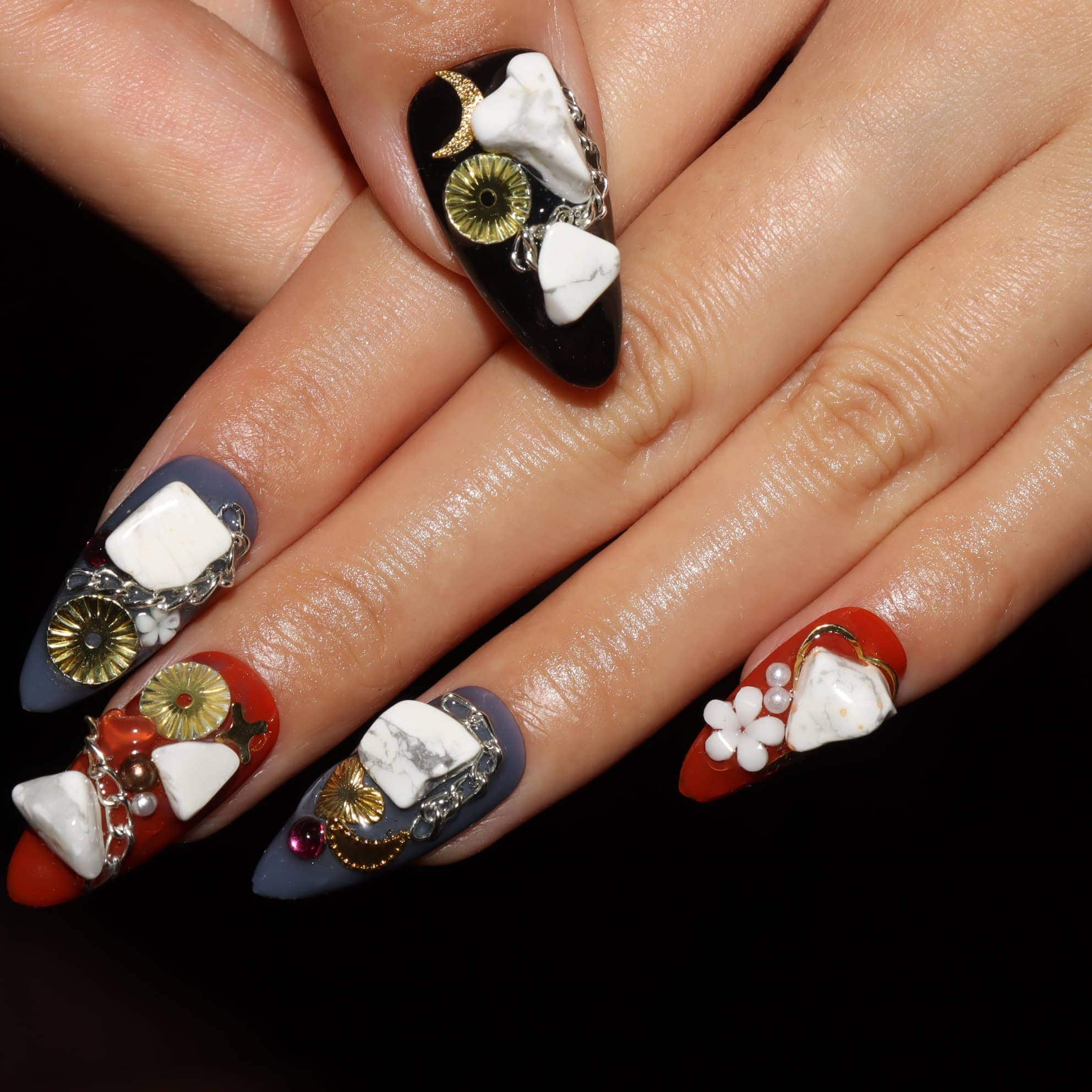 Press on nails 3686