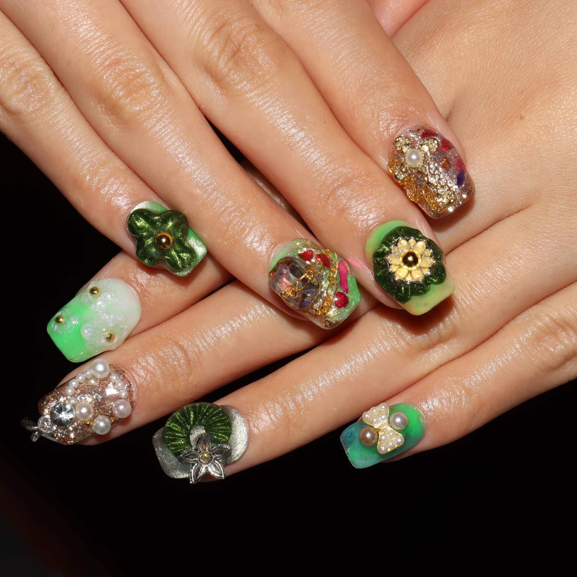 Press on nails 3691