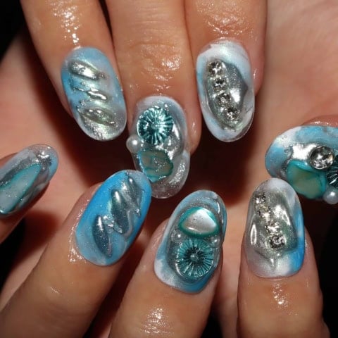 Press on nails 3721