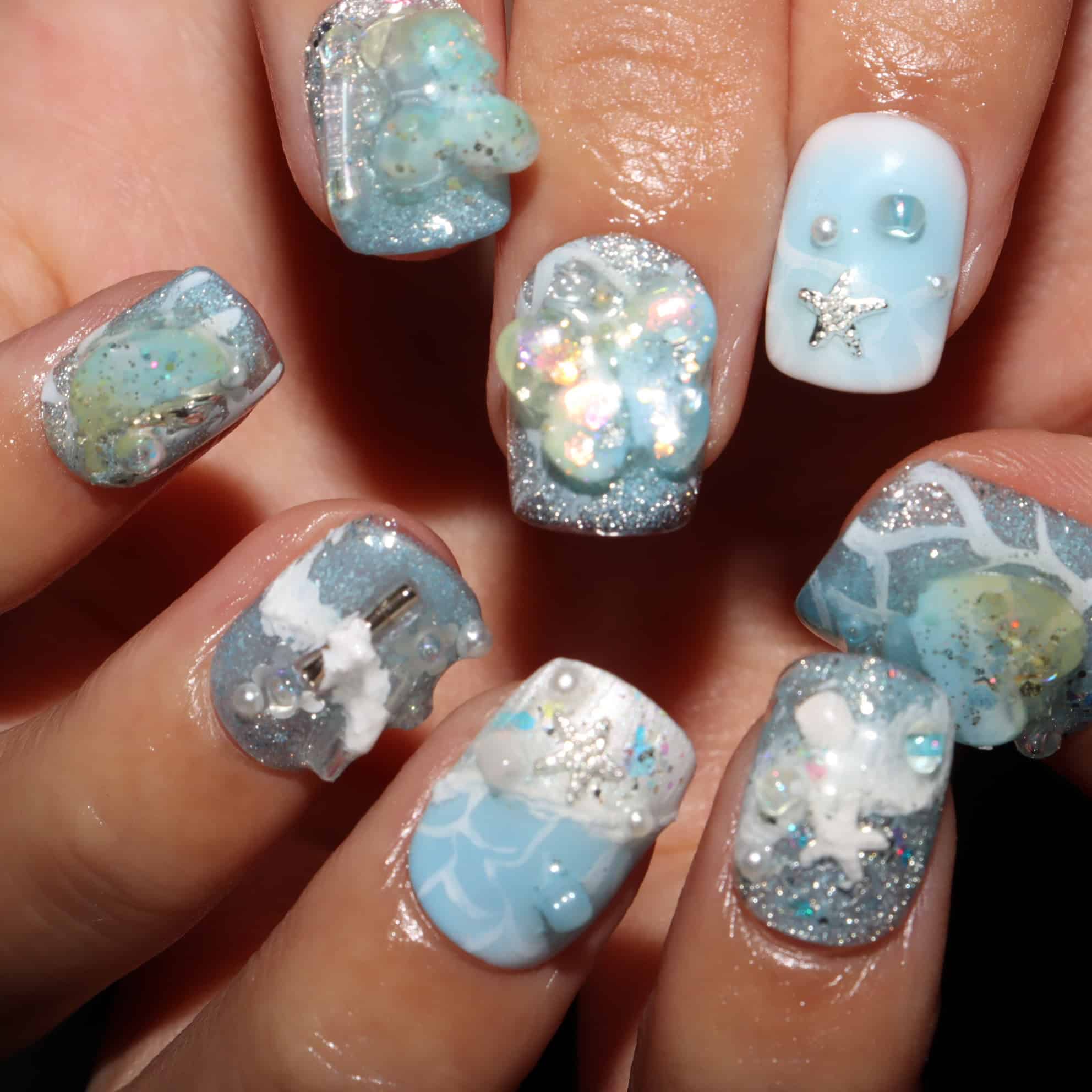 Press on nails 3733
