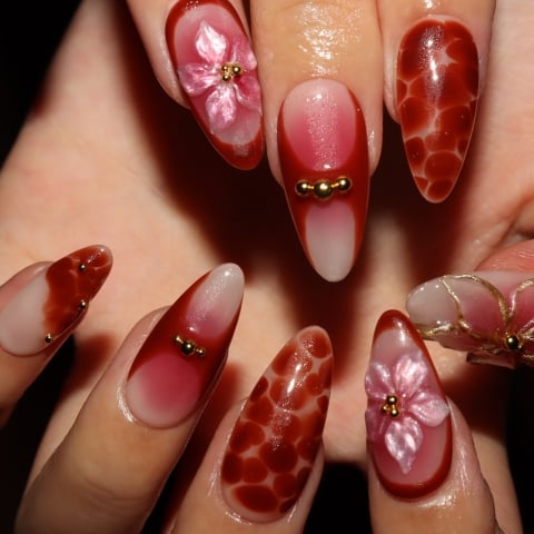 Press on nails 3858