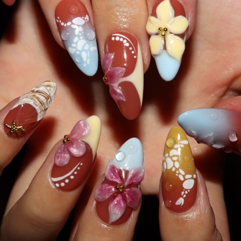 Press on nails 3892