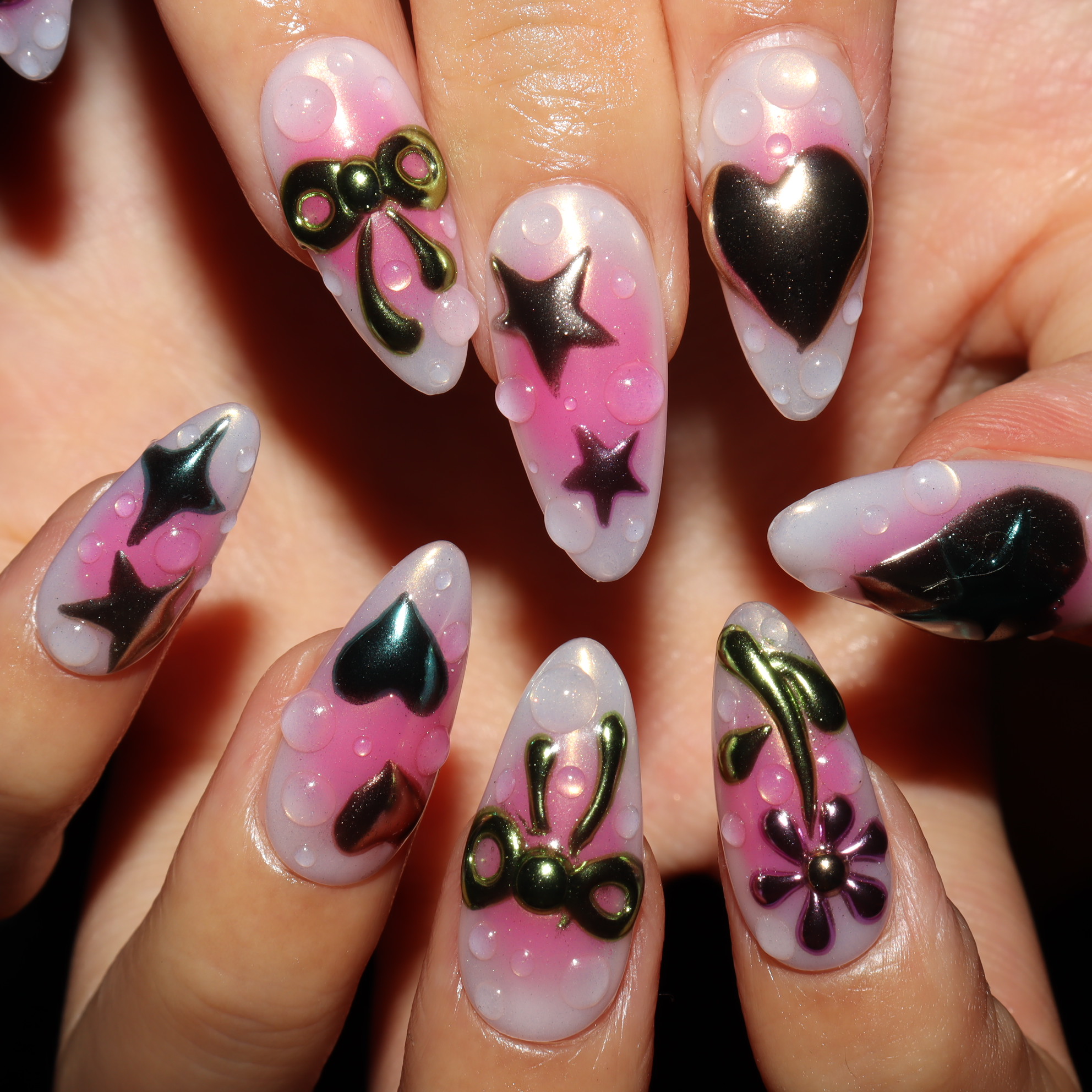 Press on nails 3909